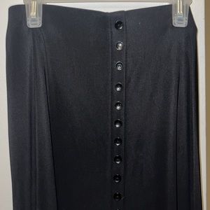 Black long skirt